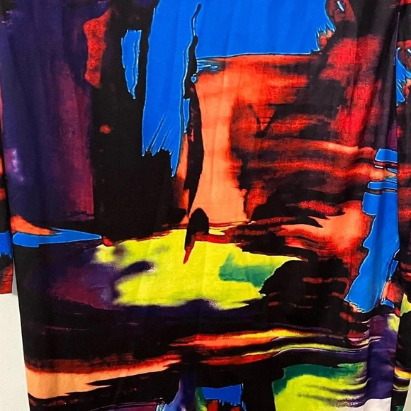 SHEIN Slayer Plus size Women Bodycon dress Fluid Print size 2XL - Picture 11 of 16